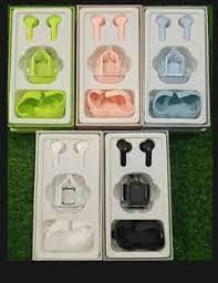 Air31 Earbuds With Pouch Wireless Crystal Transparent Bluetooth 5.3 Ear Buds