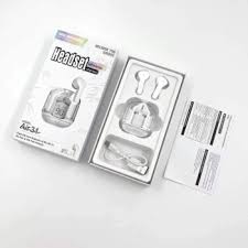 Air31 Earbuds With Pouch Wireless Crystal Transparent Bluetooth 5.3 Ear Buds